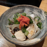 あじ平 - 湯引き(身も皮も大きい)