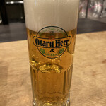 焼肉 三四郎 - 小樽ビール¥660