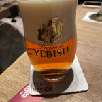 YEBISU BAR STAND - プレミアムエール(¥660)