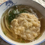 宮川製麺所 - うどん小　タマネギ天ぷら