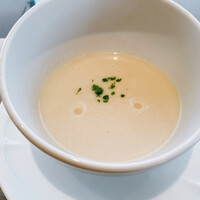 煉 今泉店 - 蕪のスープ