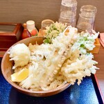 まる博 - ちくわ天ぶっかけ（¥880）