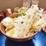 まる博 - ちくわ天ぶっかけ（¥880）