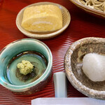 Fukutoku Miuman - 本山葵と辛味大根、出汁巻き玉子