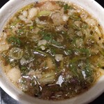 香の川製麺 - おつゆにかけうどんのダシ(2023.1.8)