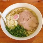 麺屋 菜々兵衛 - 名古屋コーチン・塩＋大盛（750円）