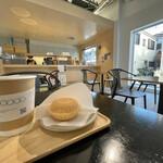 仙六屋 - ホットコーヒーとクリームもなか