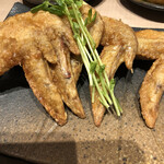 鶏飛人 - 名古屋風手羽先唐揚げ　上品で美味しい