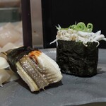 Sushi To Jizake Joppari - 煮穴子、釜揚しらす
