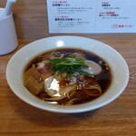 麺屋 でこぼこ - 味玉醤油ラーメン（細麺）