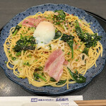 洋麺屋 五右衛門 - イベリコ豚と冬野菜づくしのよくばりスパゲッティー(醤油バター)