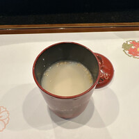 鮨 難波 - 真鯛の白子のすりながし