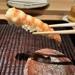 ぬま田 - 海老レア揚げ