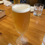 カジュアルふれんちれすとらん・おおの - ランチビール@300円