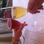 リストランテAO 青山 - 記念日ということでサービスして頂いたスパークリングワイン