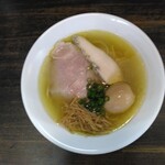 麺屋 満開 - 味玉のせ 生姜塩：９１０円（税込）【２０２３年１月撮影】