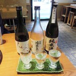 旬味和膳　季乃庄 - 日本酒飲み比べ