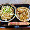 Ekorando Utadu - かけうどん2玉 220円 とり天110円