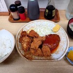 河金 - 盛り合わせ定食