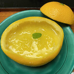 赤坂 菊乃井 - 水物　八朔杏仁豆腐