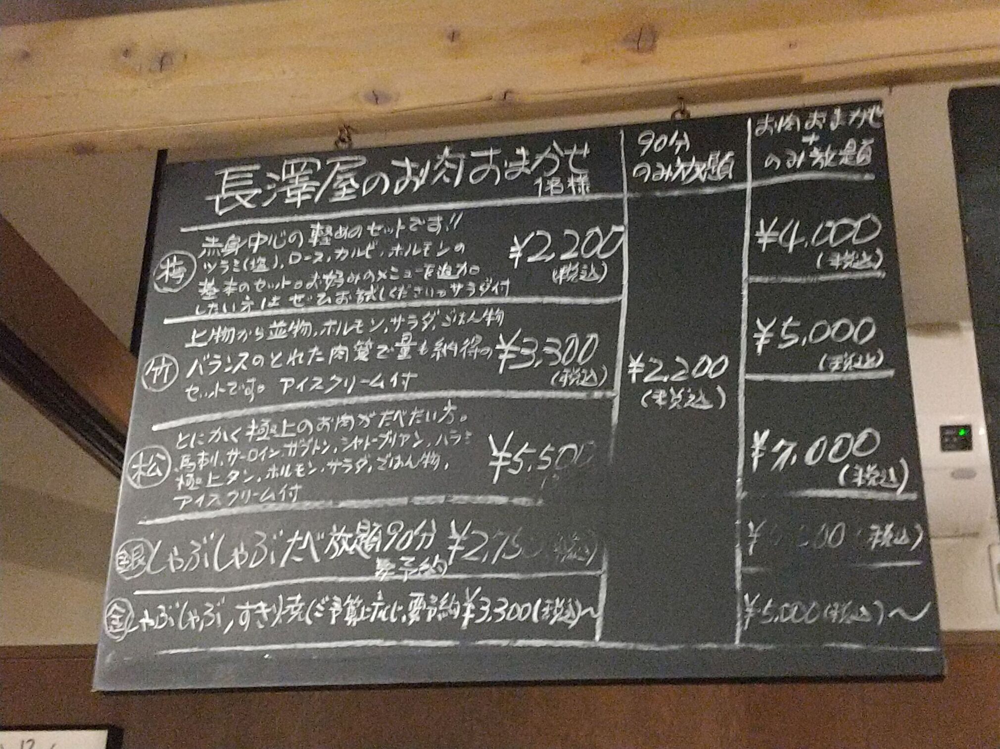 メニュー写真 : 長澤屋 - 喜多方焼肉 | 食べログ