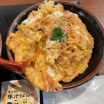 Marugame Seimen - 海老天とじ丼並580円