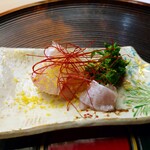 懐石料理 桝田 - 鮃昆布じめ