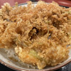 Okimura - ミニかき揚げ天丼セット ざるそば（税込 1,800円）評価＝○