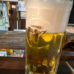 Horumondokoro Kawasaki Yokochou - 生ビール再び