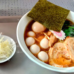 麺カフェ ひまわり - 生姜醤油ラーメン+TP