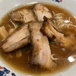 濃厚煮干しラーメン 麺屋 弍星 - 肉中華ソバ（アップ）