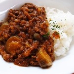 茄子とひき肉のキーマカレー（１３年６月）