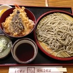 Essaan Suzakaya Soba - ランチセット天丼ともりそば800円