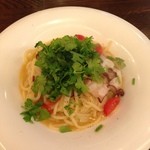 PASTAVOLA - タコとパクチーのオイル系パスタ