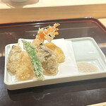 鮨 天使 - 牡蠣の天麩羅が絶品