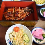 富松うなぎ屋 - ウナギ定食(特上)