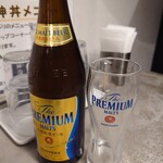 肉めし神丼  - 2022年11月　瓶ビール　550円