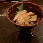 鮨 天使 - なまこのおろしぽん酢（お口直しの替鉢）