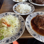 レストラン ツモロ - ハンバーグステーキ1000円（税別）