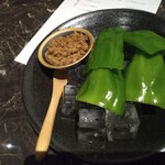旬肴酒場 清みず - パリパリピーマン！　好き！