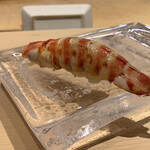 鮨 天使 - 車海老は生と焼きを選択できます