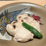 鮨 天使 - フグ白子の塩焼き（タレ焼きなど調理方は選べます）