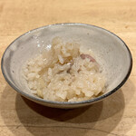 焼鳥 谷口 - 鶏生姜の炊き込みご飯