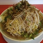 ラーメン福  - ラーメン(もやし大盛)