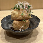 焼鳥 谷口 - 自家製揚げたて厚揚げ