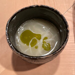 登喜和鮨 - 甘鯛の白湯スープに米粉麺