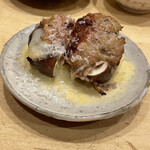 焼鳥 谷口 - マッシュルーム肉詰め