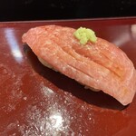 Tsukiji Otokomaezushi - インドマグロ大トロ