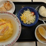 餃子の王将 - 天津飯ランチ