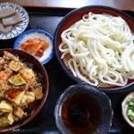 清水屋 - かき揚天丼セット（750円）